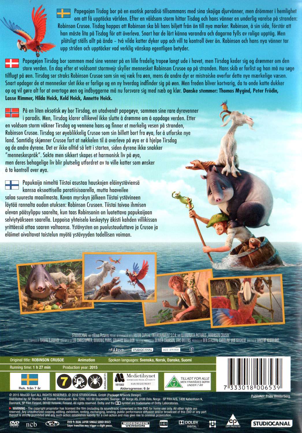 Robinson Crusoe (2015) DVD