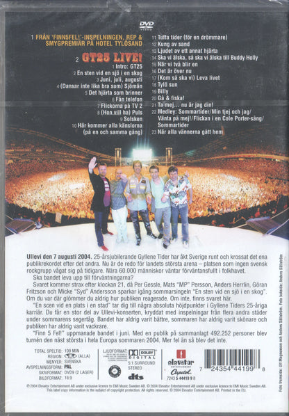 Gyllene Tider - En Scen Vid En Plats I En Stad GT25 LIVE DVD