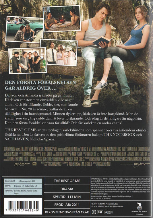 The Best of Me (2014) DVD