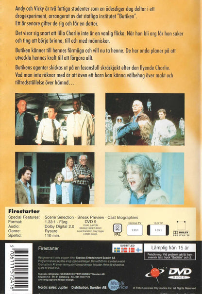 Firestarter (1984) DVD