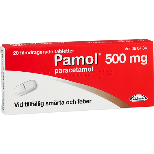 Pamol Paracetamol 500 mg 20 Film-coated tablets