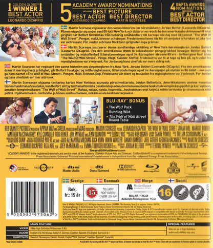 The Wolf of Wall Street (2013) Blu-ray