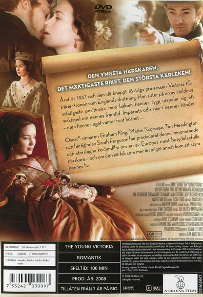 The Young Victoria (2008) DVD
