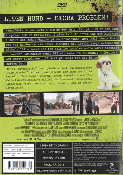 Seven Psychopaths (2012) DVD