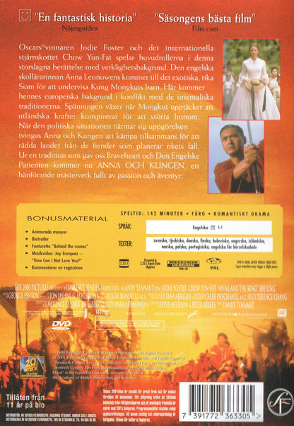 Anna and the King (1999) DVD