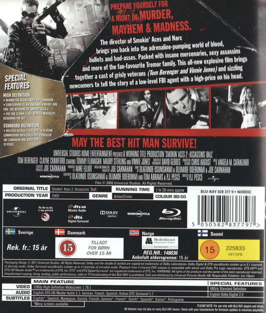 Smokin' Aces 2 (2010) Blu-ray
