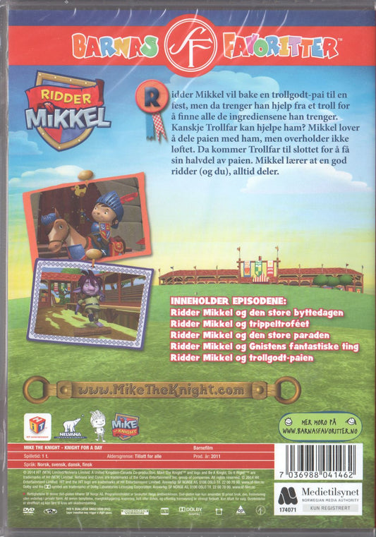 Mike the Knight Knight for a Day (2011) DVD