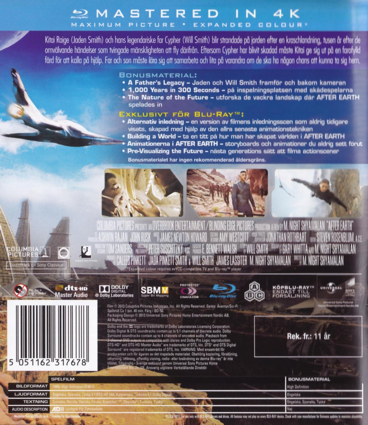 After Earth (2013) Blu-ray
