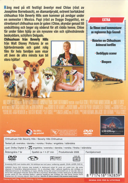 Beverly Hills Chihuahua (2008) DVD, Swedish Edition