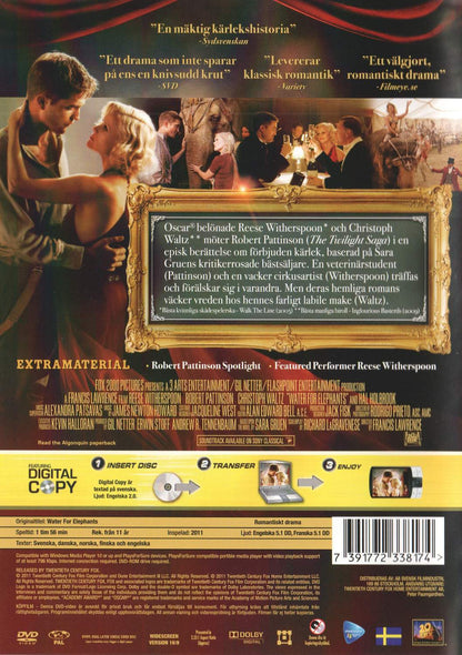 Water for Elephants (2011) DVD