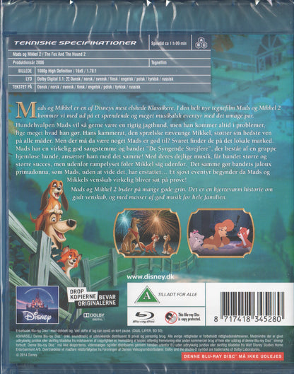 The Fox and the Hound 2 (2006) Blu-ray