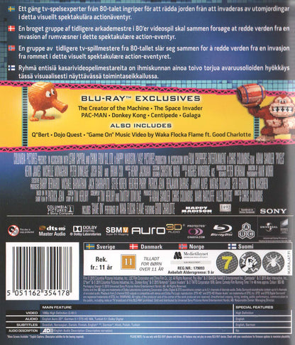 Pixels (2015) Blu-ray