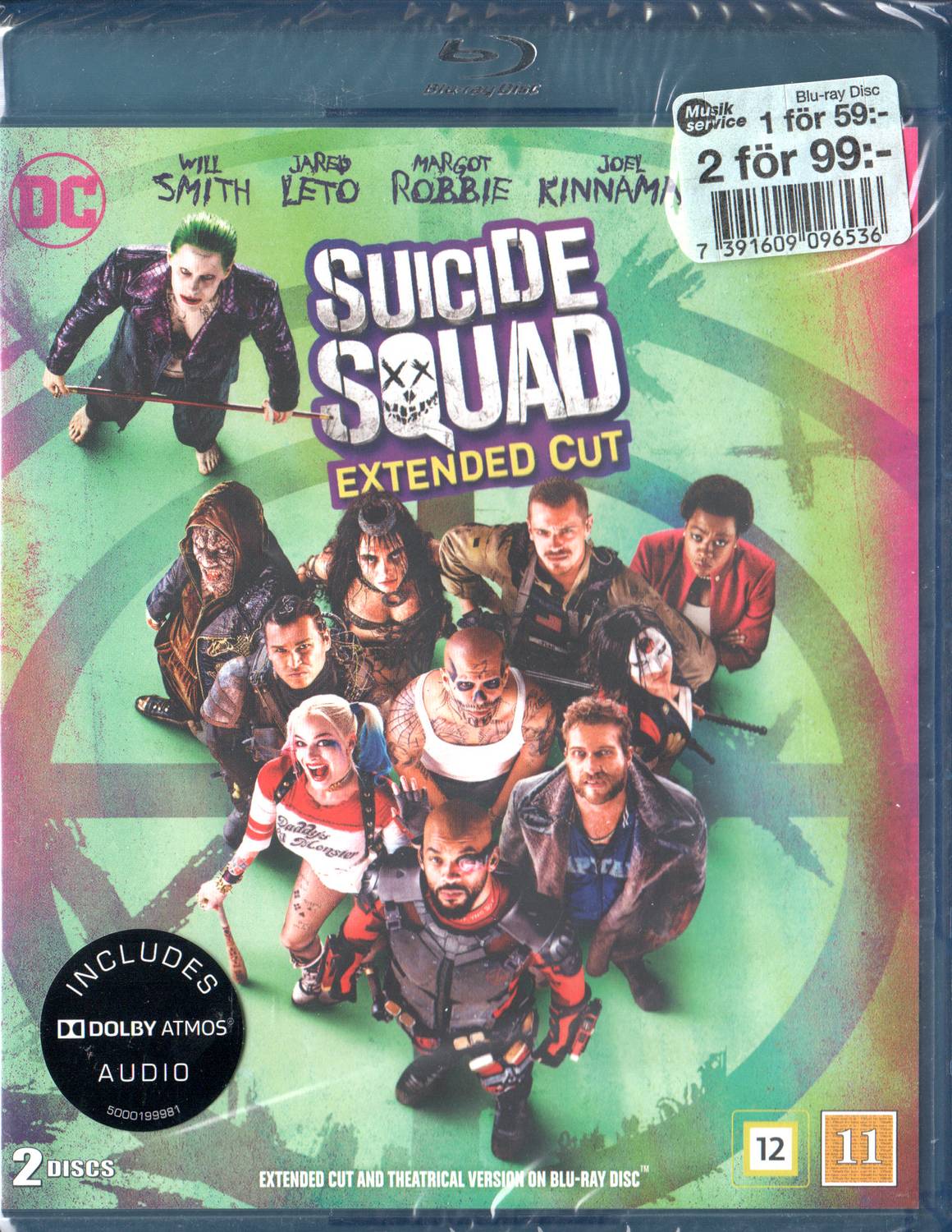 Suicide Squad (2016) Blu-ray, Extended Cut