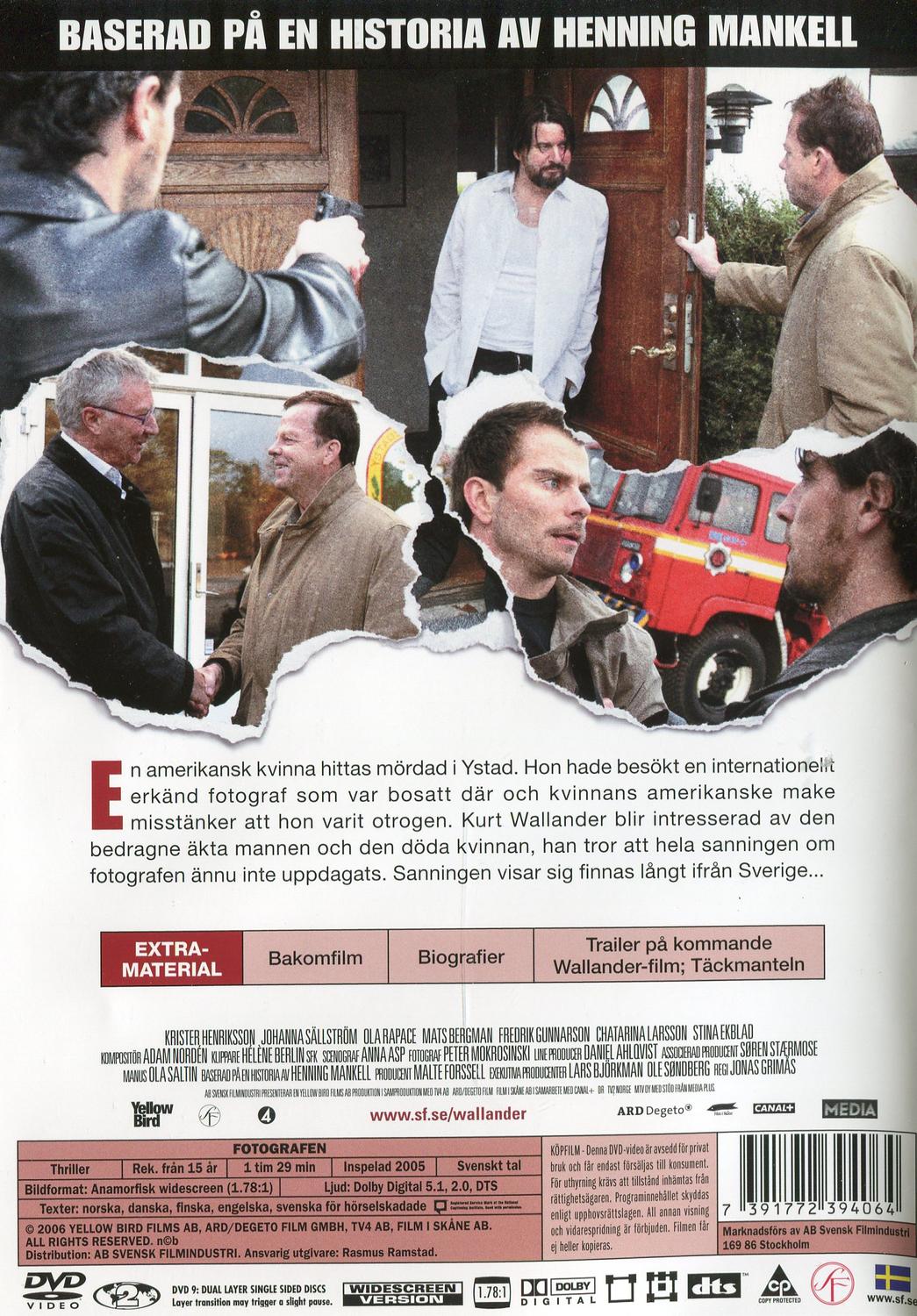 Wallander Fotografen (2006) DVD
