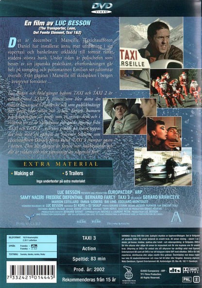 Taxi 3 (2002) DVD