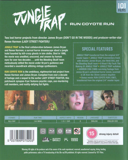 Jungle Trap + Run Coyote Run (2016) Blu-ray