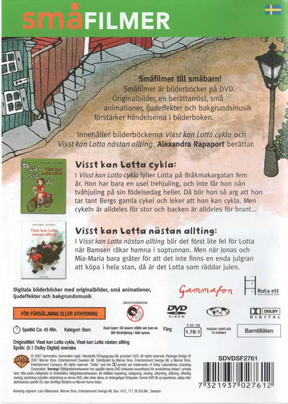 Visst kan Lotta Cykla & Visst Kan Lotta Nästan Allting (2007) DVD