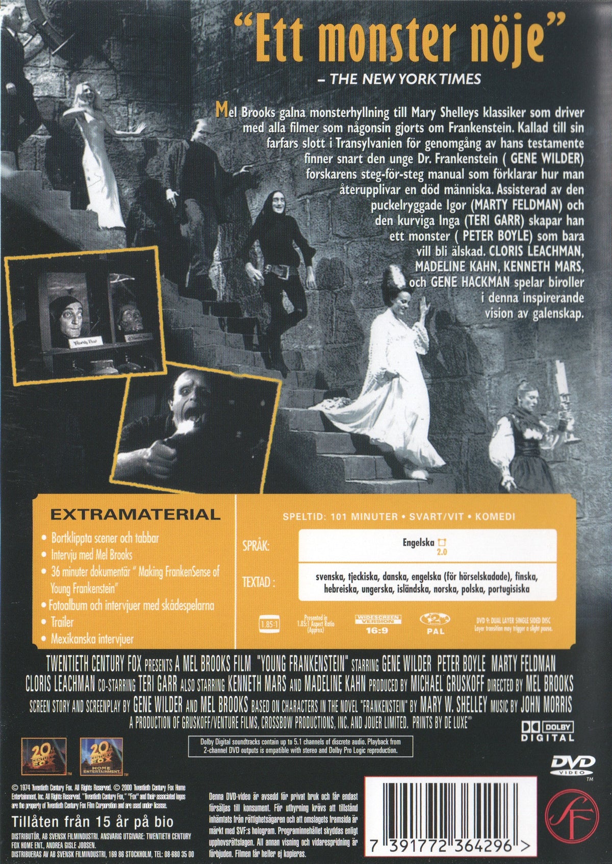 Young Frankenstein (1974) DVD, Special Edition