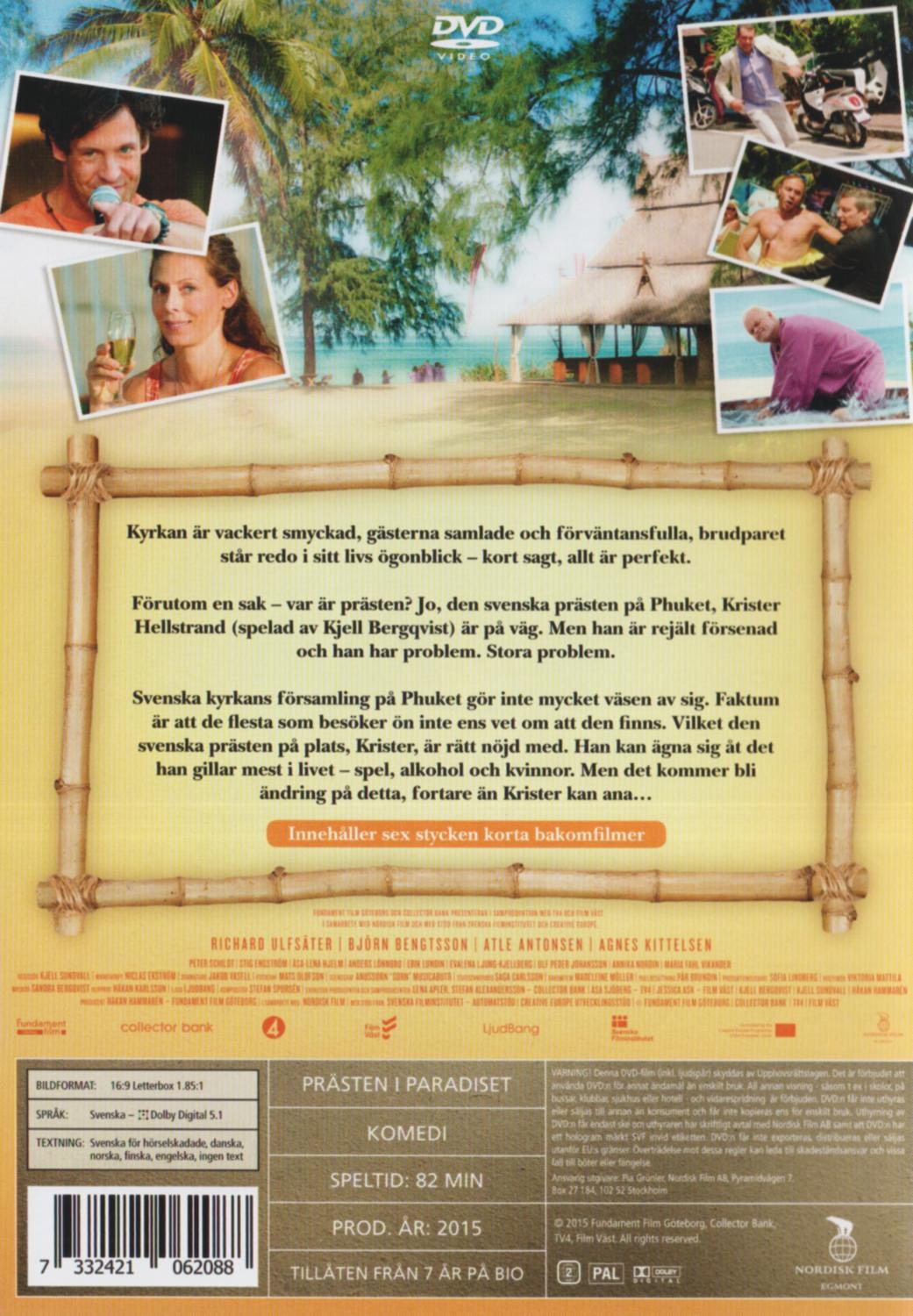 Prästen I Paradiset (2015) DVD