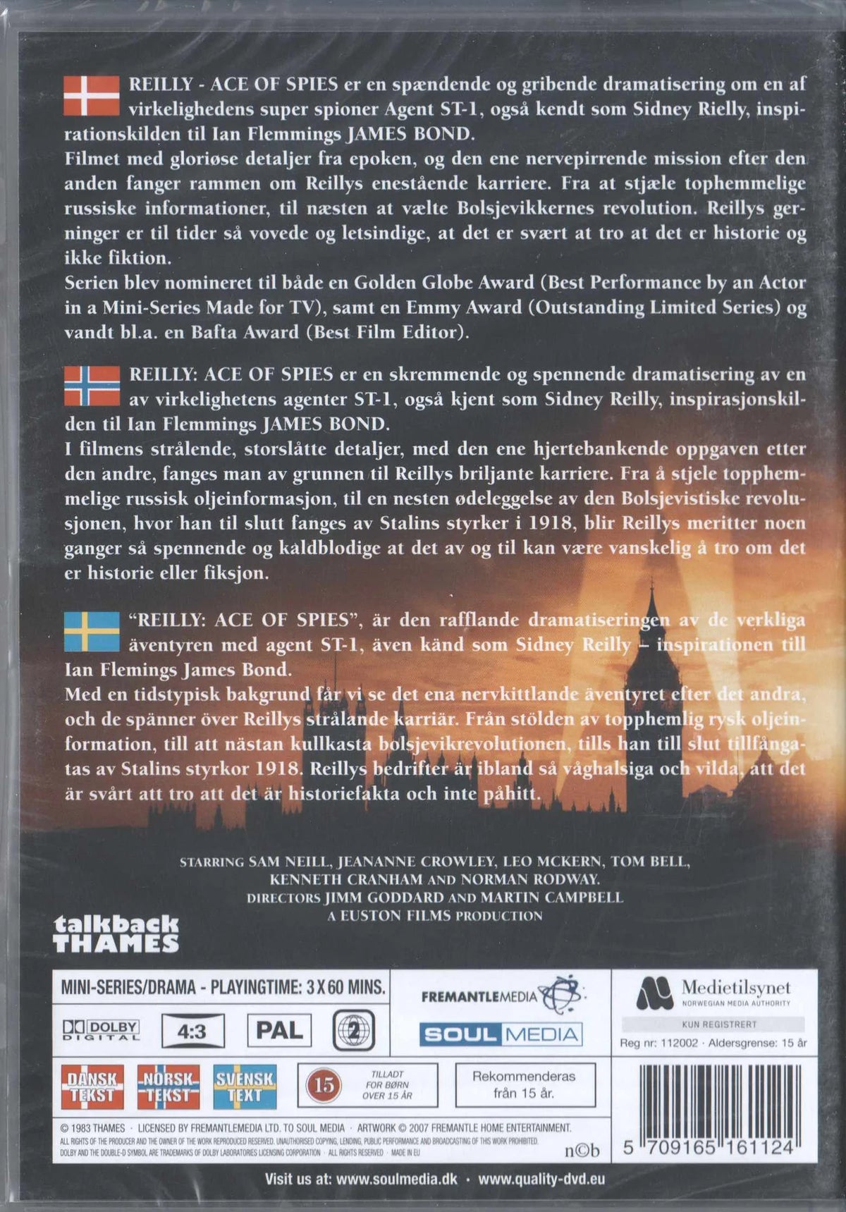 Reilly Ace of Spies Volume 3 (1983) DVD