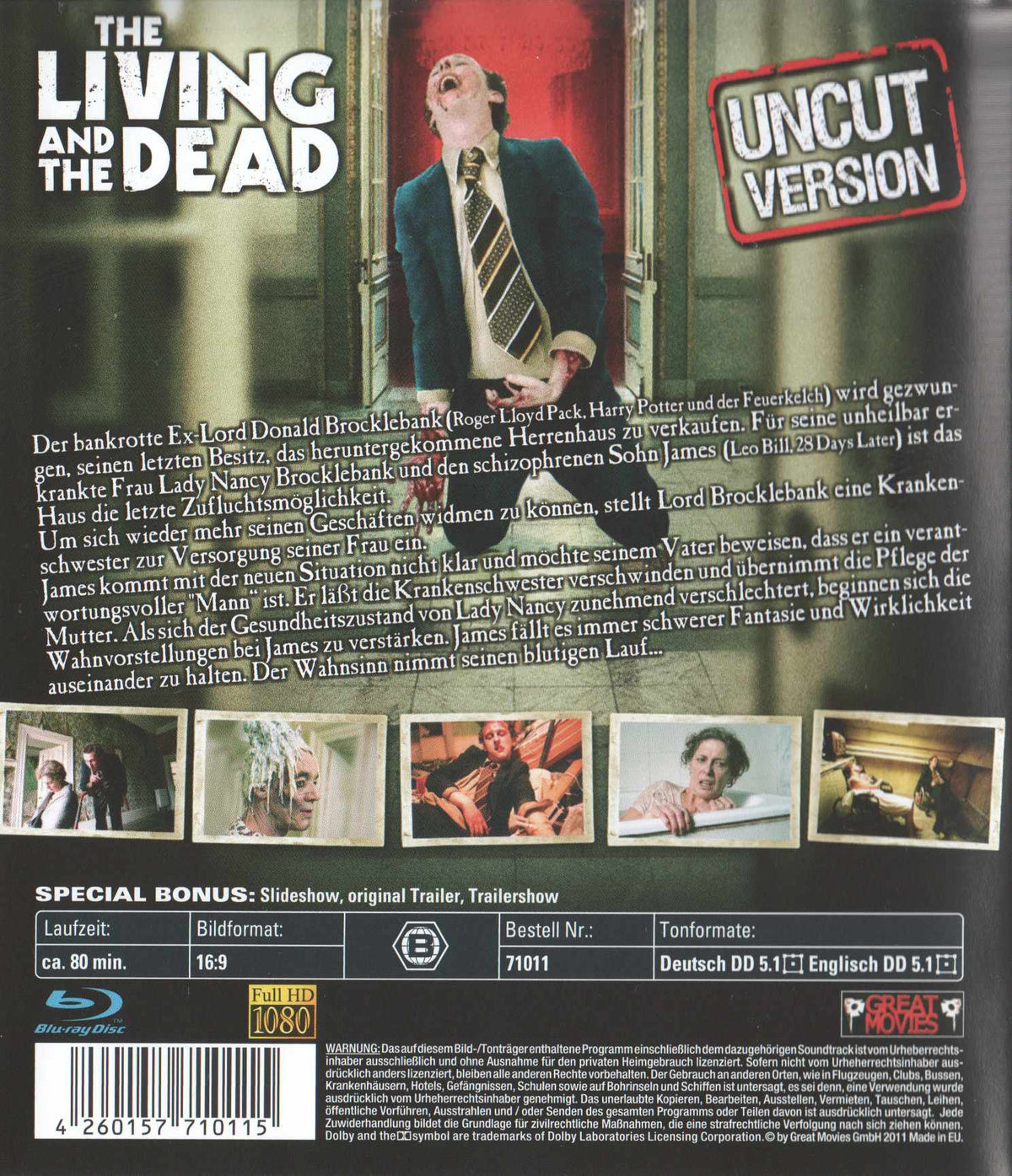The Living and the Dead (2006) Blu-ray, UNCUT