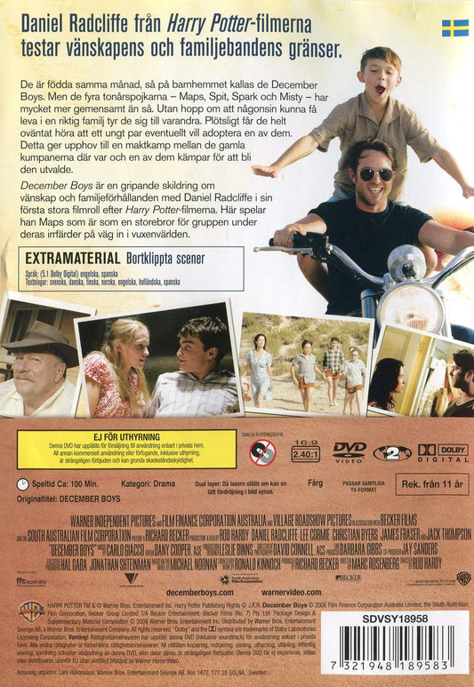 December Boys (2006) DVD