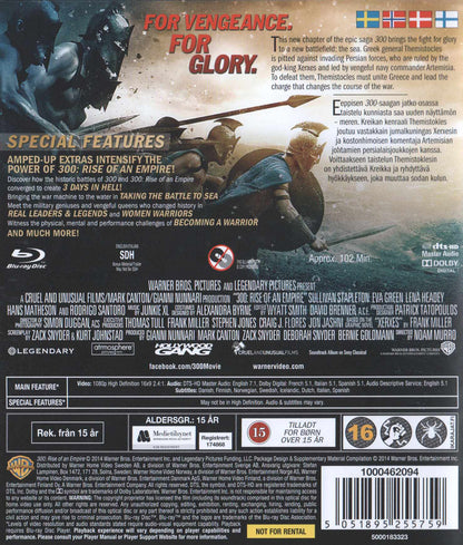 300 Rise of an Empire (2014) Blu-ray