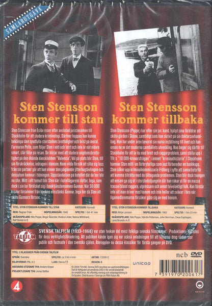 Sten Stensson Kommer Till Stan & Sten Stensson Kommer Tillbaka (1945) DVD