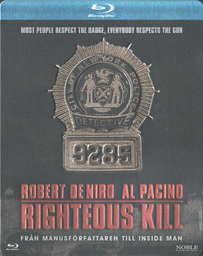 Righteous Kill (2008) Blu-ray, Steelbook
