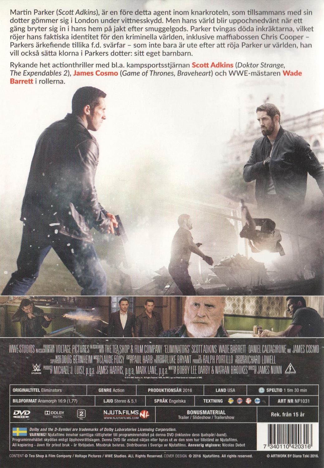Eliminators (2016) DVD