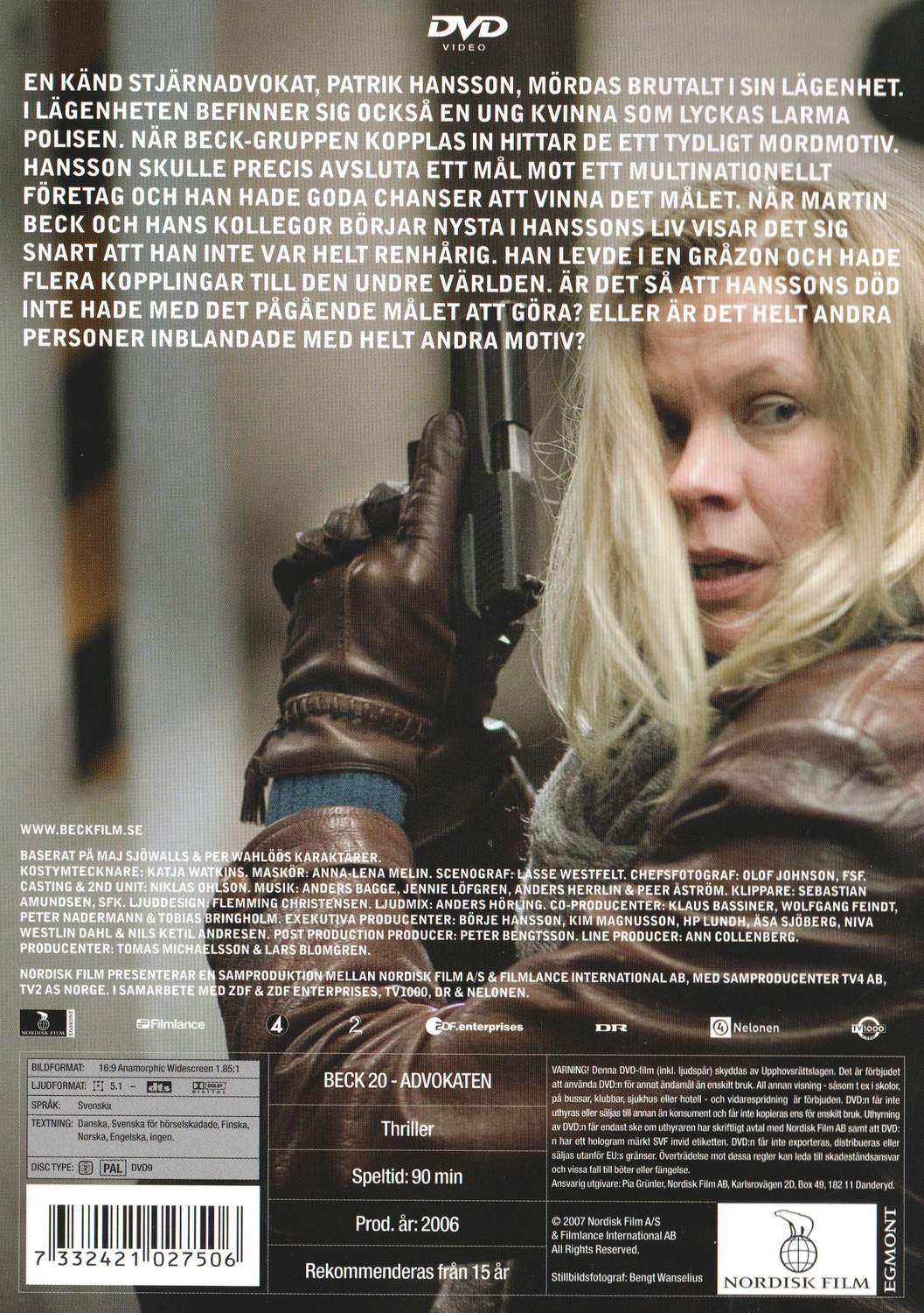 Beck 20 Advokaten (2007) DVD