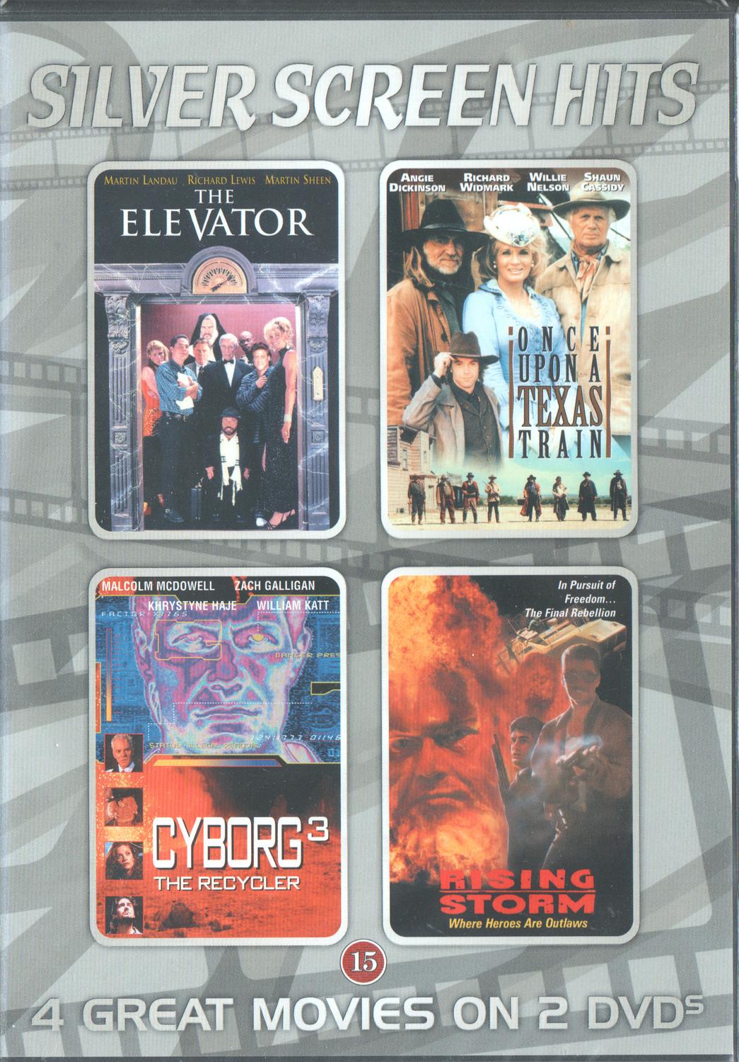 The Elevator / Once Upon a Texas Train / Cyborg 3 / Rising Storm DVD