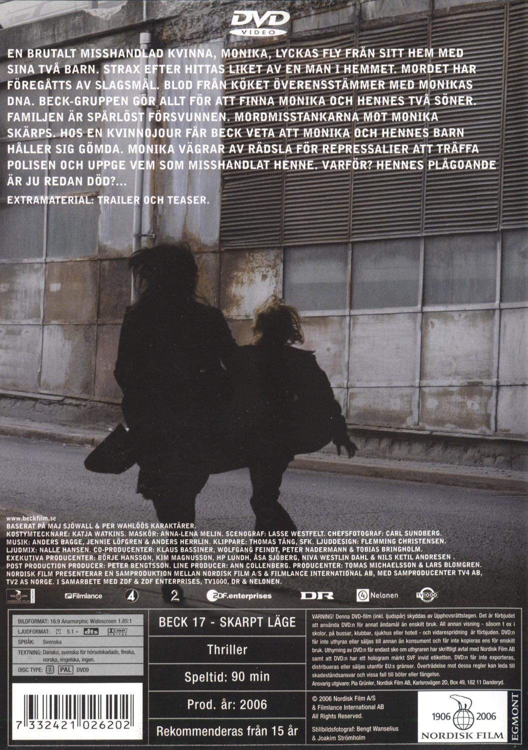 Beck Skarpt Läge (2006) DVD