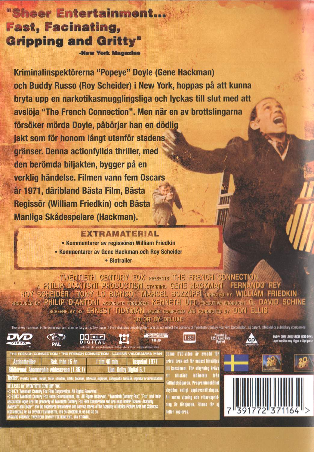 The French Connection (1971) DVD
