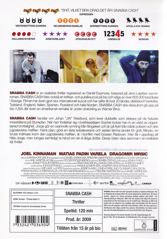 Snabba Cash (2009) DVD