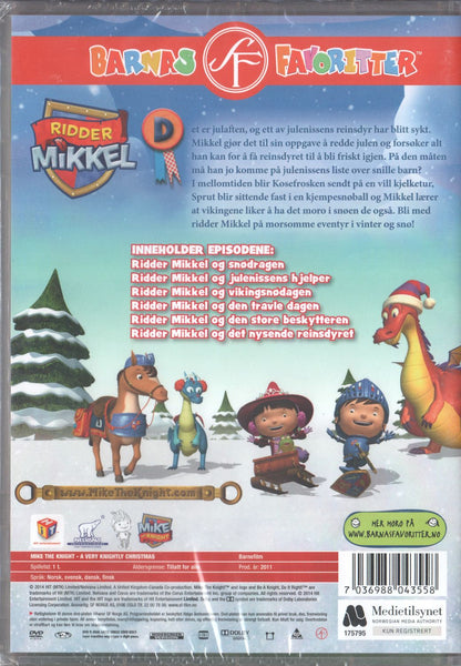 Mike the Knight A Very Knightly Christmas (2011) DVD, Norwegian Edition