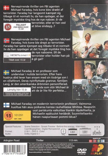 Arlington Road (1999) DVD