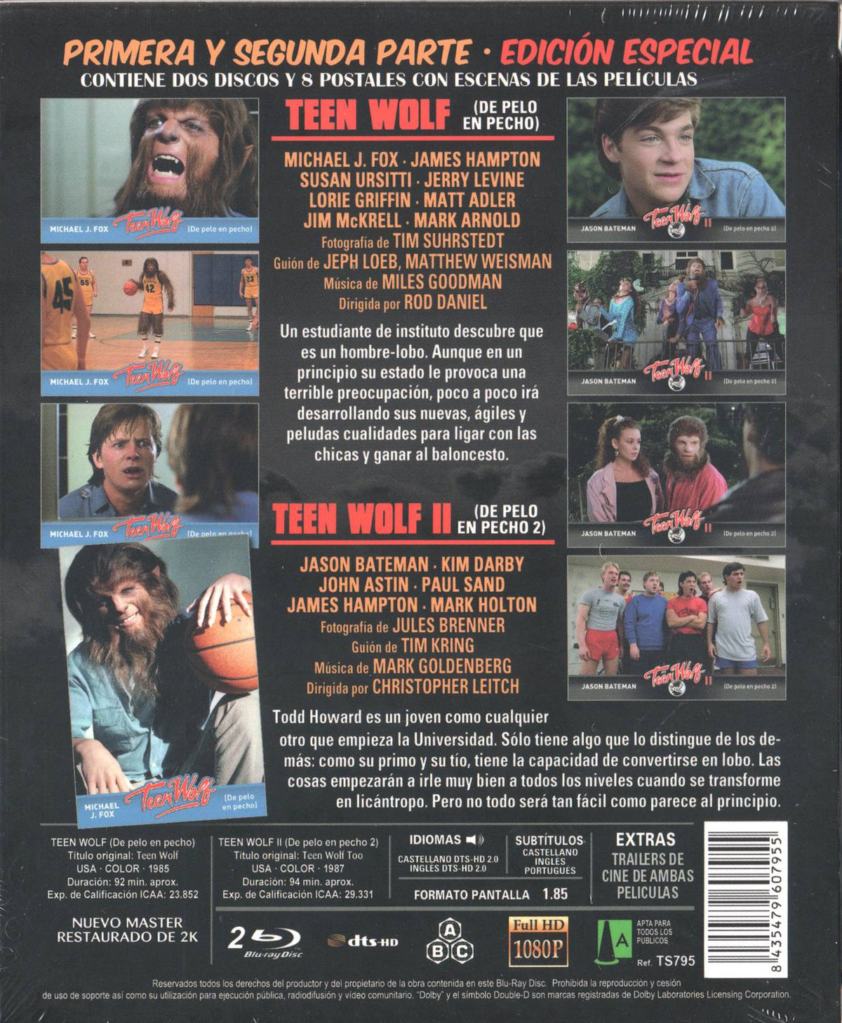 Teen Wolf  & Teen Wolf Too (1985) Blu-ray, Special Edition