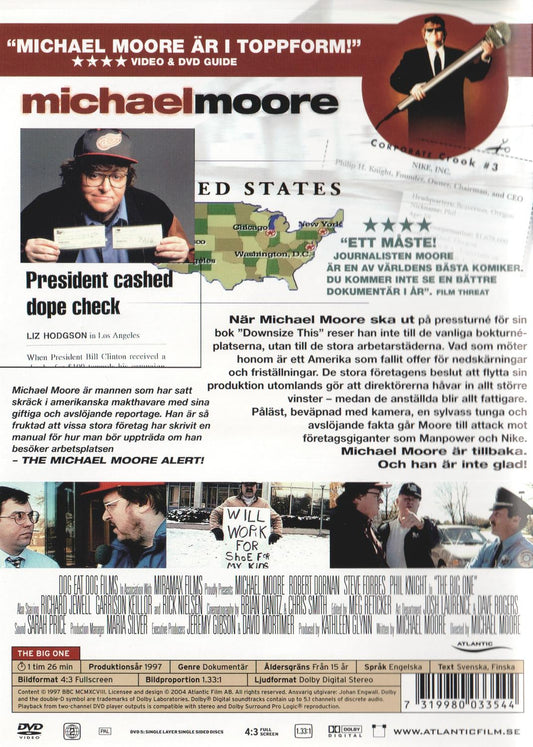 Michael Moore: The Big One (1997) DVD