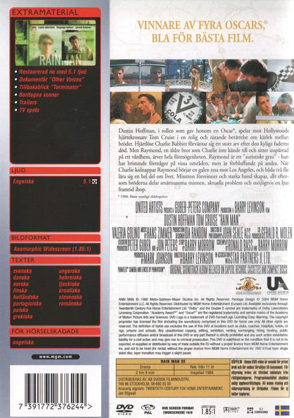 Rain Man (1988) DVD, Special Edition