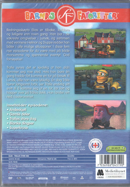 Elias Tralles Store Dag (2013) DVD, Norwegian Edition
