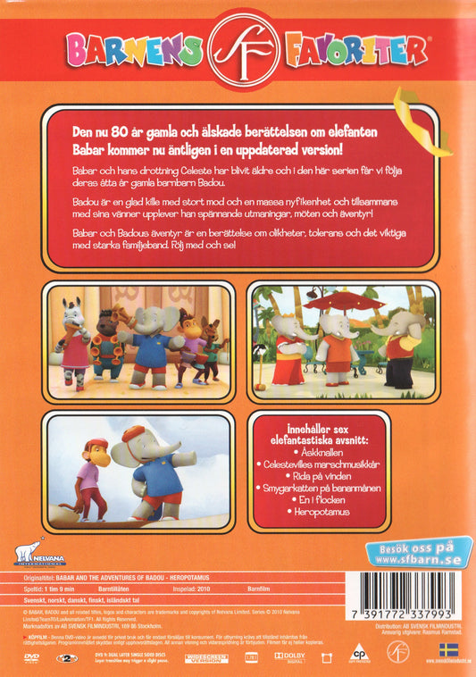 Babar and the Adventures of Badou Heropotamus (2010) DVD
