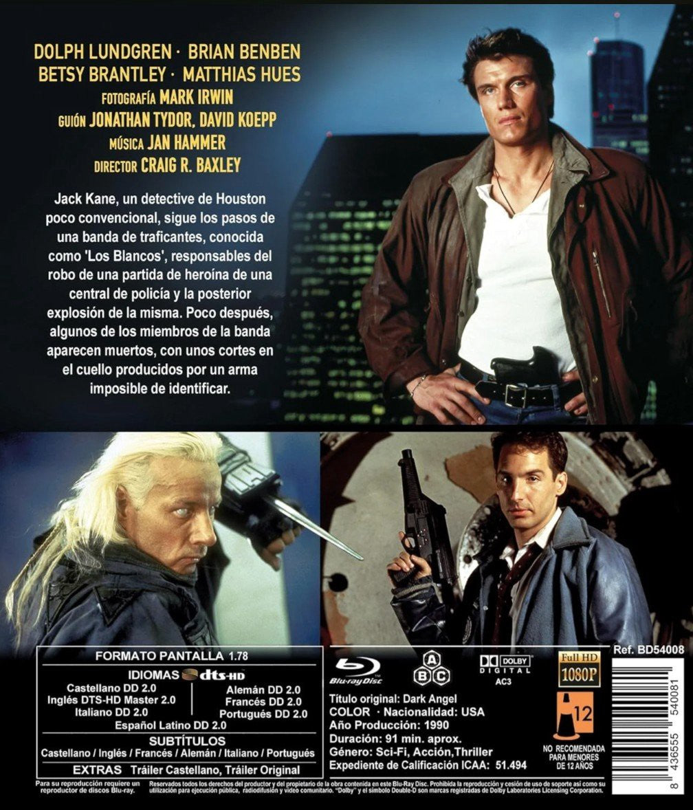Dark Angel (1990) Blu-ray, Limited Edition