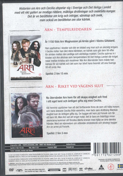 Arn Tempelriddaren & Riket Vid Vägens Slut DVD