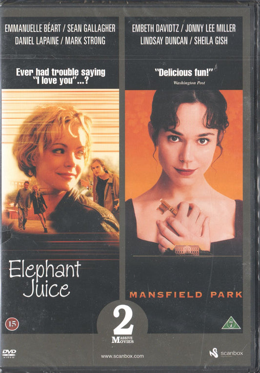 Elephant Juice & Mansfield Park DVD