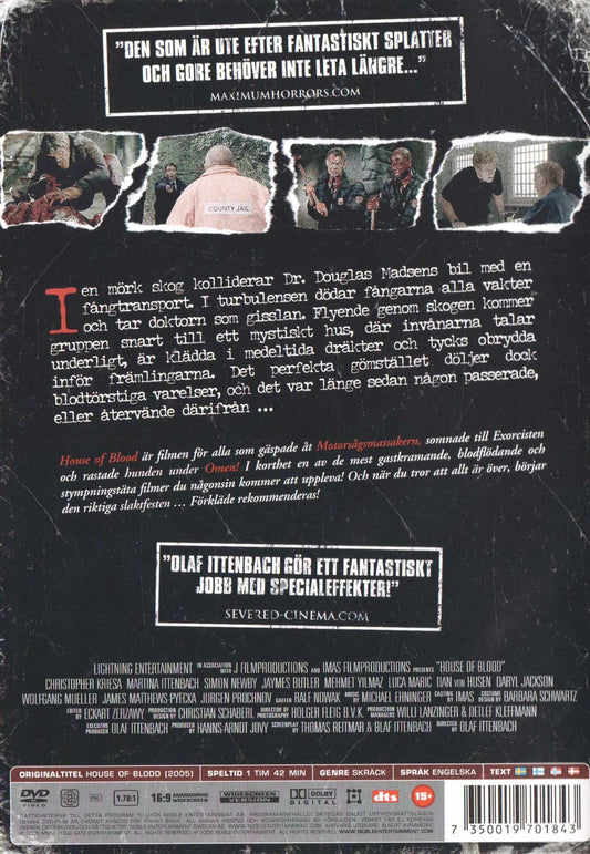 House of Blood (2005) DVD