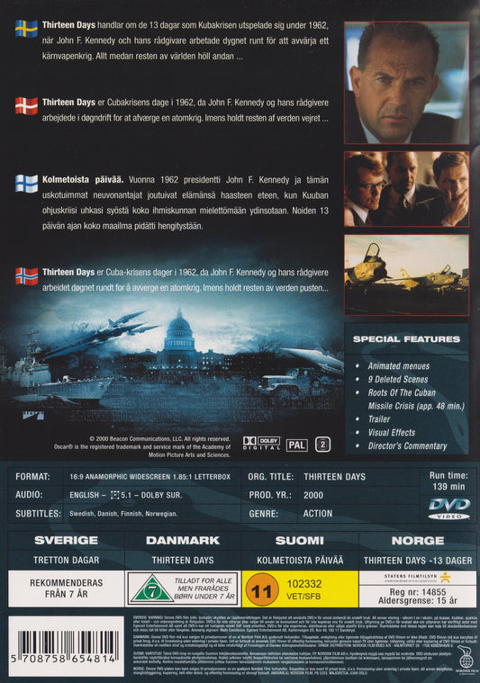 Thirteen Days (2000) DVD