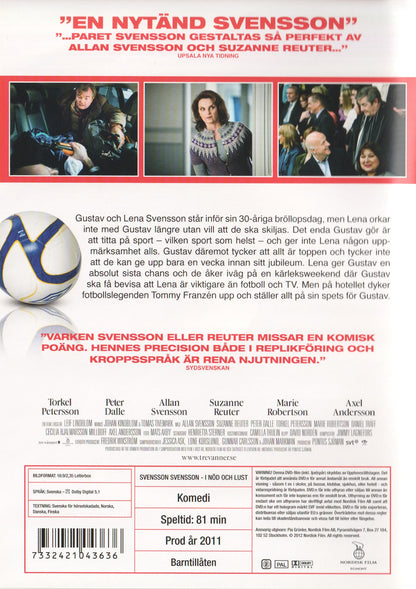 Svensson Svensson I Nöd & Lust (2011) DVD
