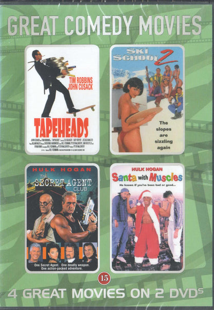 Tapeheads / Ski School 2 / The Secret Agent Club / Santa With Muscles DVD