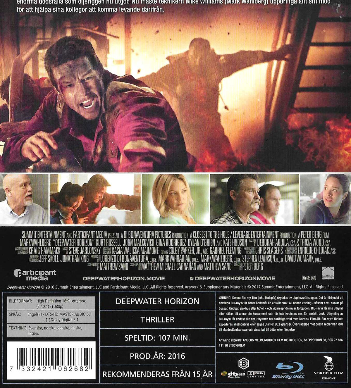 Deepwater Horizon (2016) Blu-ray